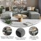 Flash Furniture Bridgetown Luxury Modular 6 Piece Sectional Sofa, Dark Gray IS-IT2231-6PCSEC-DKGRY-GG - alternate 8